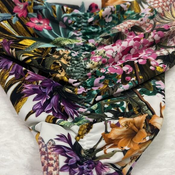 Christian Lacroix Bikini Bottom Cheeky Thong Bathing Suit Swiminista Tropical - Picture 6 of 8